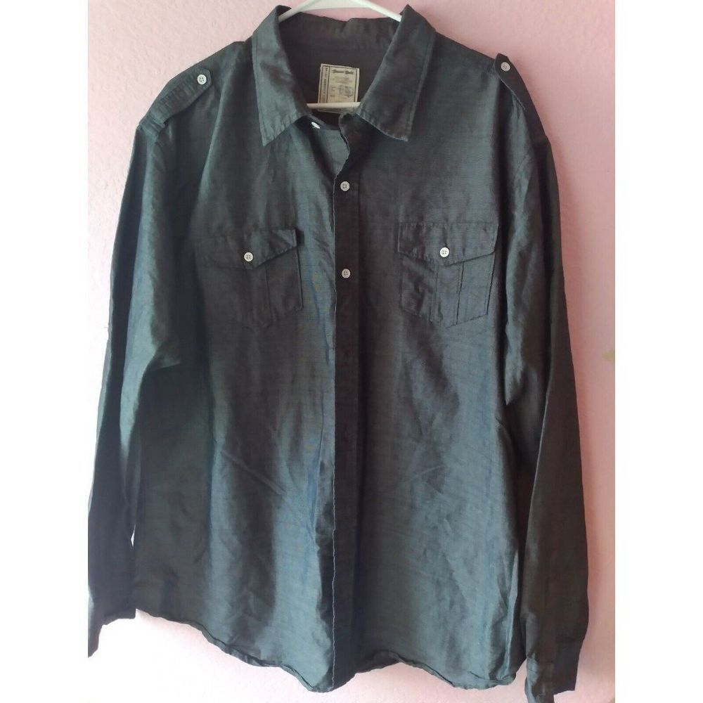 Colours Alexander Julian Shirt XXL Long Sleeve Button‎ Up Casual
